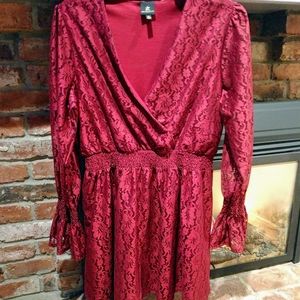 Princess lacey magenta dress